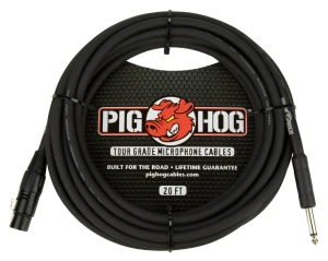 Kabel Mikrofonowy - Pig Hog PHM20Z Hi-Z