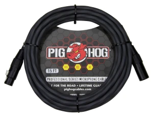 Kabel XLR - Pig Hog PHMH15GR Hex Grey