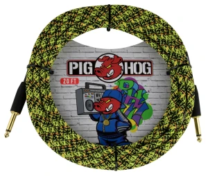 Kabel Instrumentalny - Pig Hog PCH20GYW Yellow Graffiti