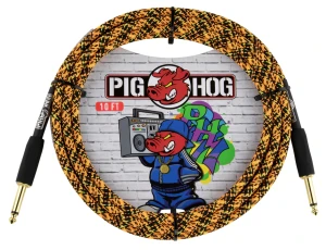 Kabel Instrumentalny - Pig Hog PCH10GOR Orange Graffiti