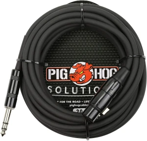  Pig Hog PX-TMXF20 - kabel jack 6,3 mm XLR
