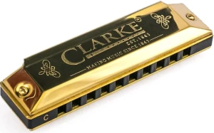 Clarke Harmonica C Gold - harmonijka bluesowa
