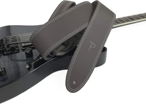 Perri's 174 2.5" Double Stitched Brown - pasek do gitary