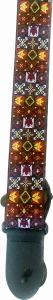 Perri's 7007 2" Classic X'S & O'S Jacquard Pasek do Gitary