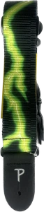 Perri's 7629 2" Ribben Neon Green Pasek do GItary