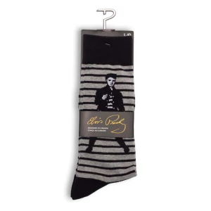 Perri's EPA102-050-L Elvis Jailhouse Rock Crew Grey HTR Skarpety
