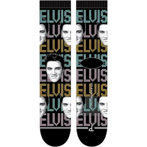 Perri's EPA304-001-O Elvis Dye Sublimation Black skarpety