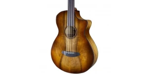 Breedlove Pursuit Exotic Concerto Amber Fretless Bass CE Mytlewood Mytlewood