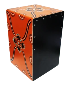 KG Cajon MDFBSP F DOT Orange Flamenco