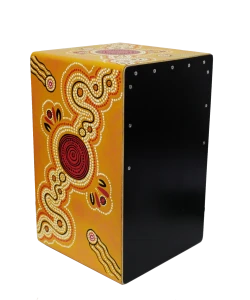 KG Cajon MDFBSP FS DOT YELLOW Fixed Snare