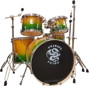 Dragon's Drums Climb Dark Green Orange - zestaw perkusyjny