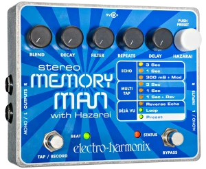 Electro Harmonix Stereo Memory Man w/Hazarai - efekt gitarowy