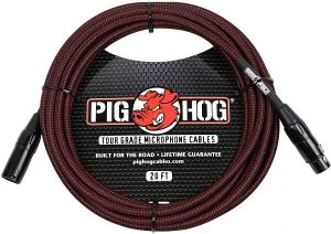 Pig Hog PHM20BRD - kabel mikrofonowy XLR