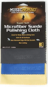 Music Nomad Suede Polishing Cloth 3-Pack MN203 - zestaw ściereczek z mikrofibry