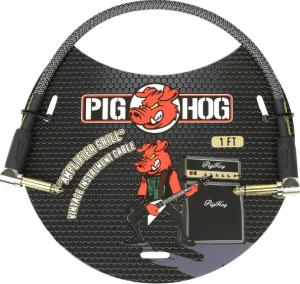  Pig Hog PCH1AGR - kabel instrumentalny jack 6,3 mm mono "łamany"